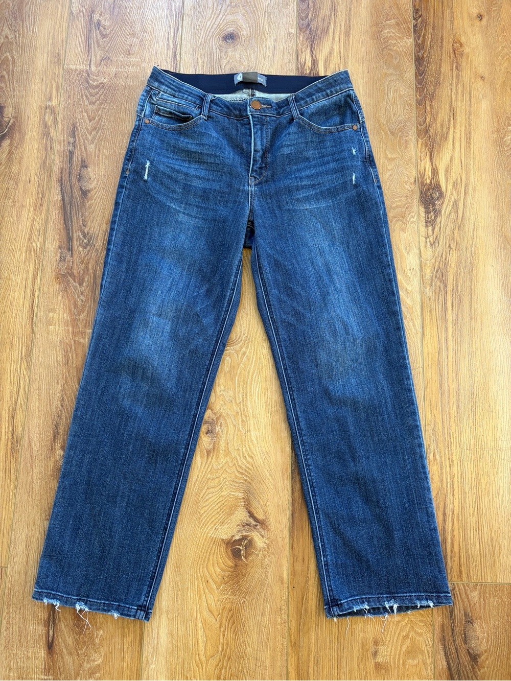 Democracy Dark Blue “Ab Technology Straight Leg Jeans